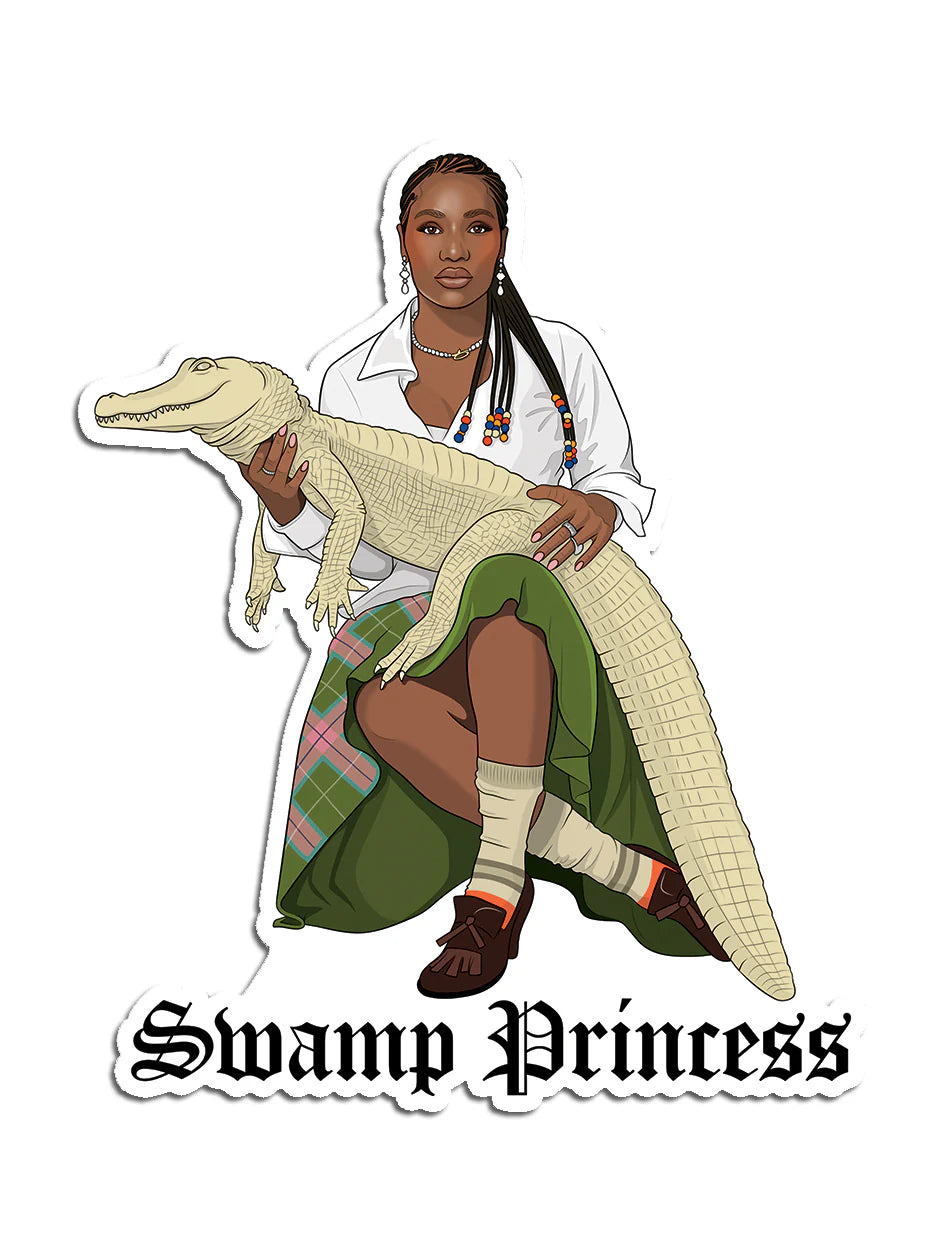 Die Cut Sticker - Doechii Swamp Princess