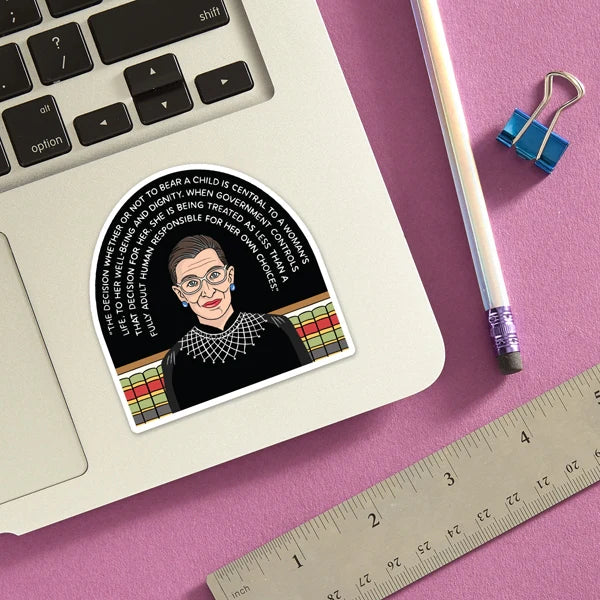 Die Cut Sticker - RBG Pro-Choice Quote