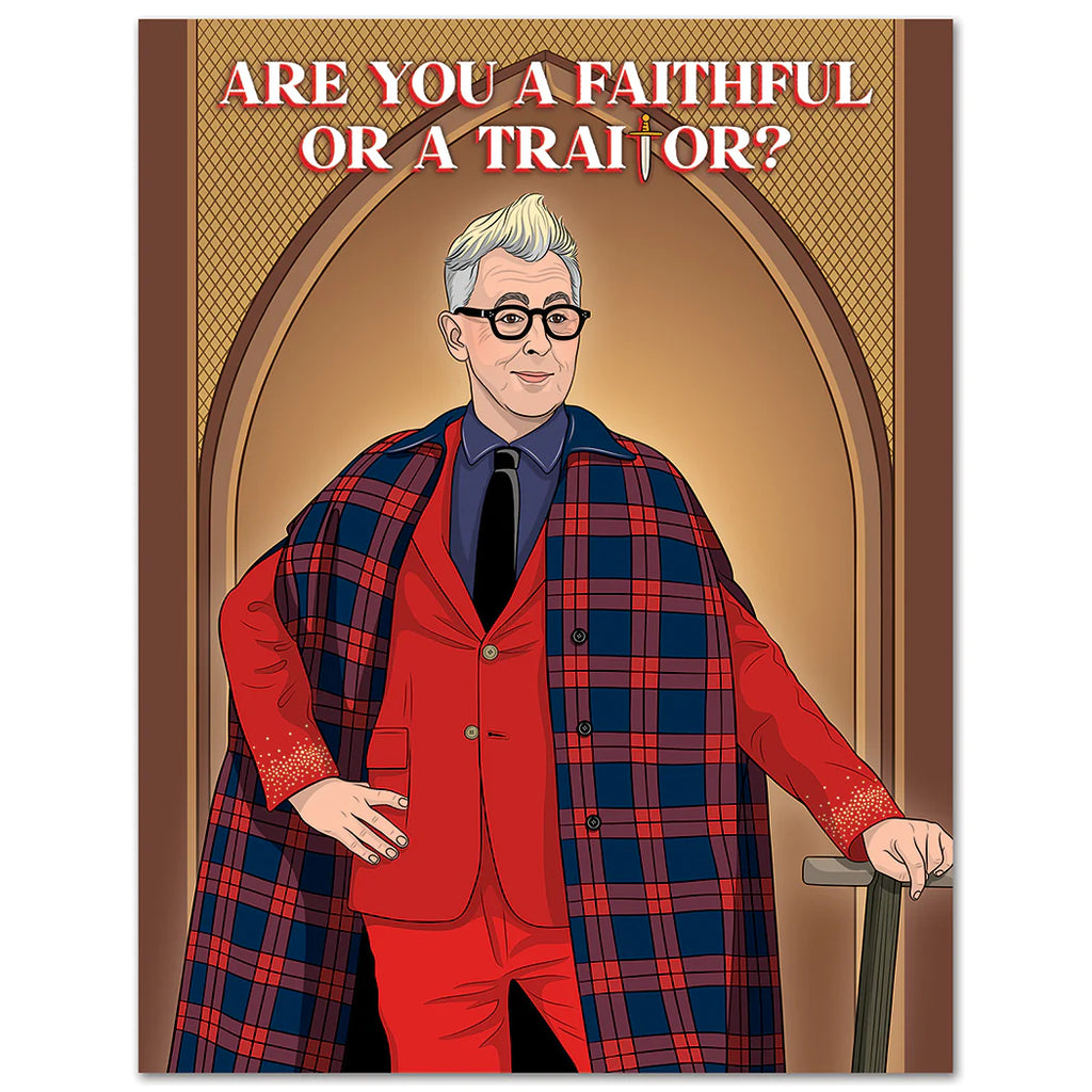 The Traitors Birthday Card