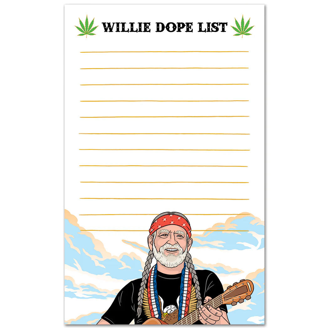 Notepad: Willie Dope List