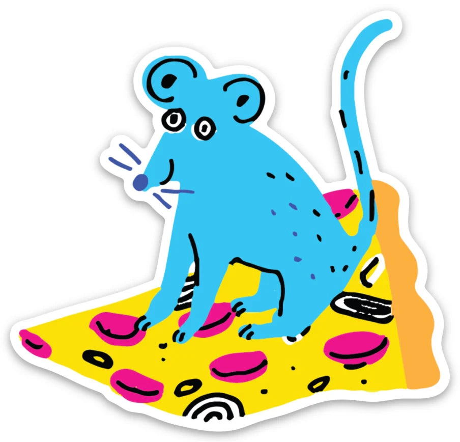Die Cut Sticker - Pizza Rat