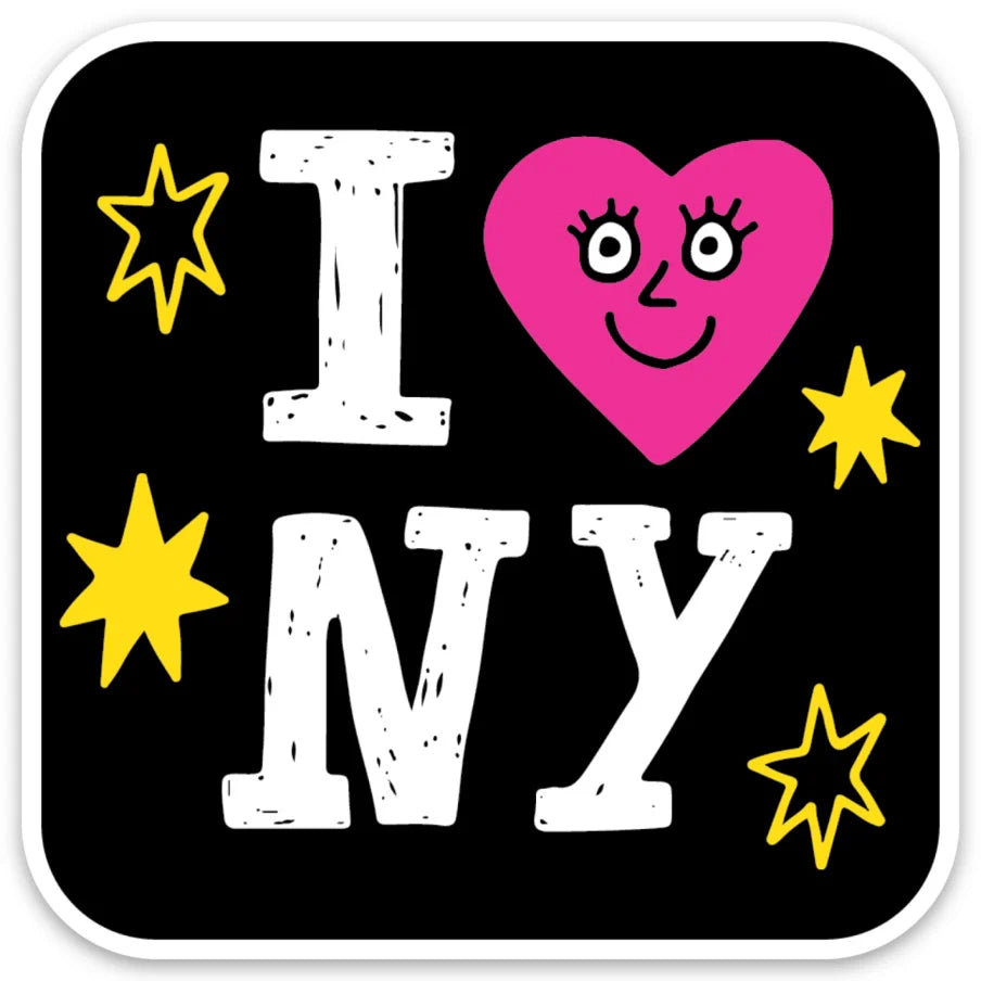 Die Cut Sticker - I Heart NY New York