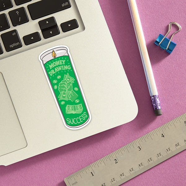 Die Cut Sticker - Money Candle