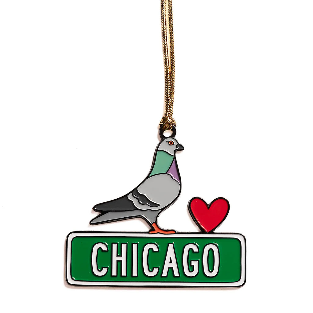 Ornament - Chicago Pigeon
