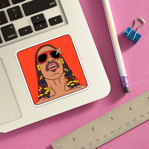 Die Cut Sticker - Stevie Wonder