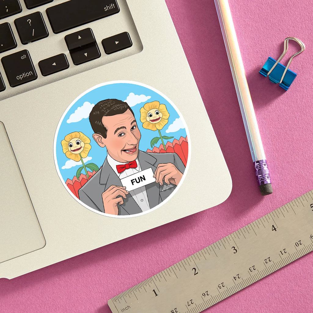 Die Cut Sticker - Pee-wee The Secret Word is FUN