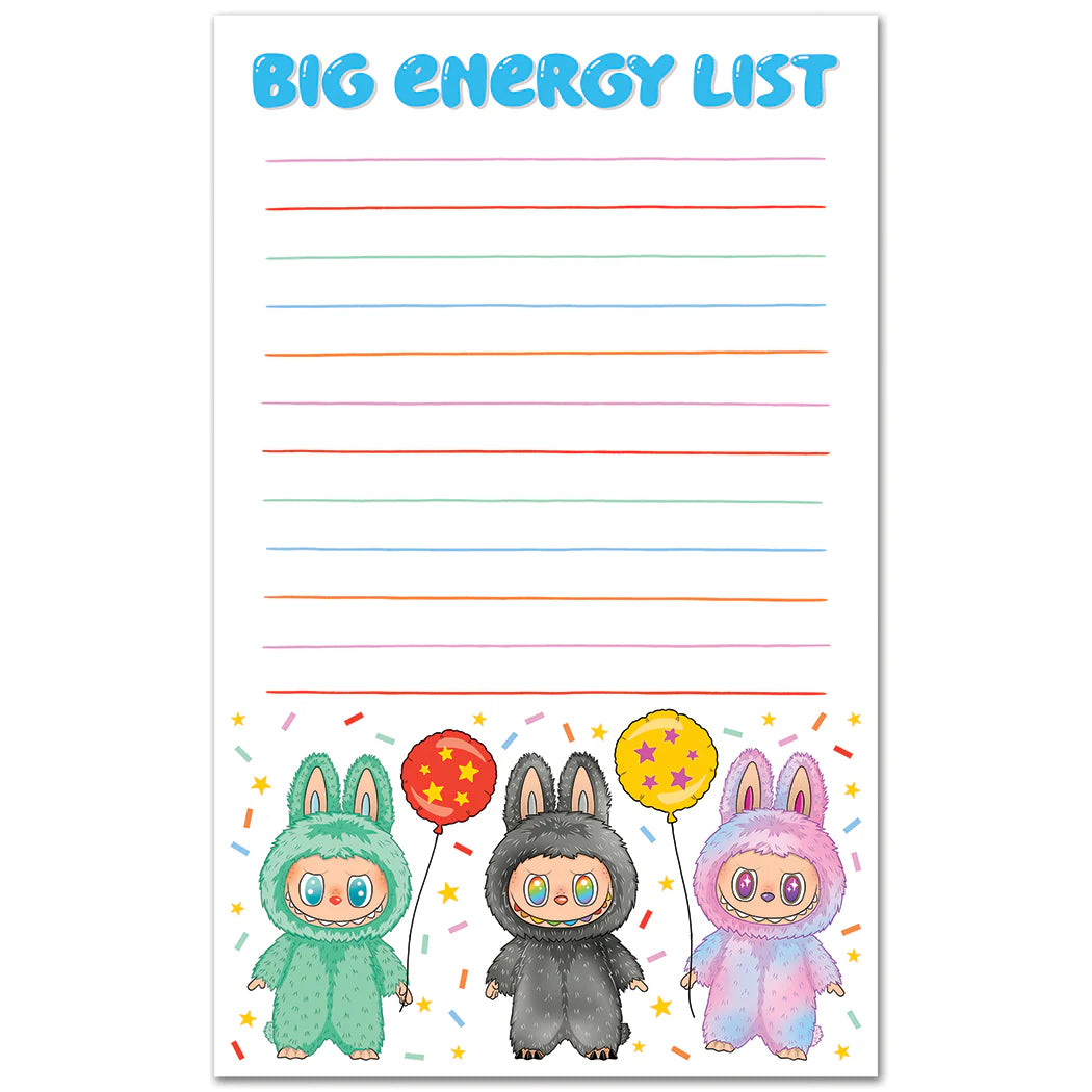 Notepad: Labubu Big Energy List
