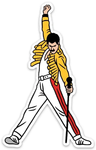 Die Cut Sticker - Posed Freddie Mercury