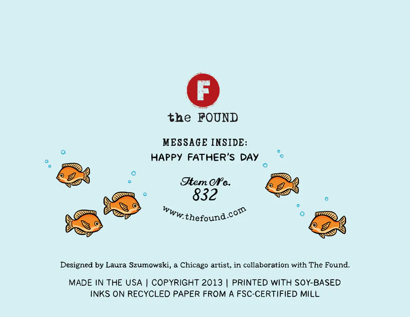 Best Dad Fishing Father's Day Card