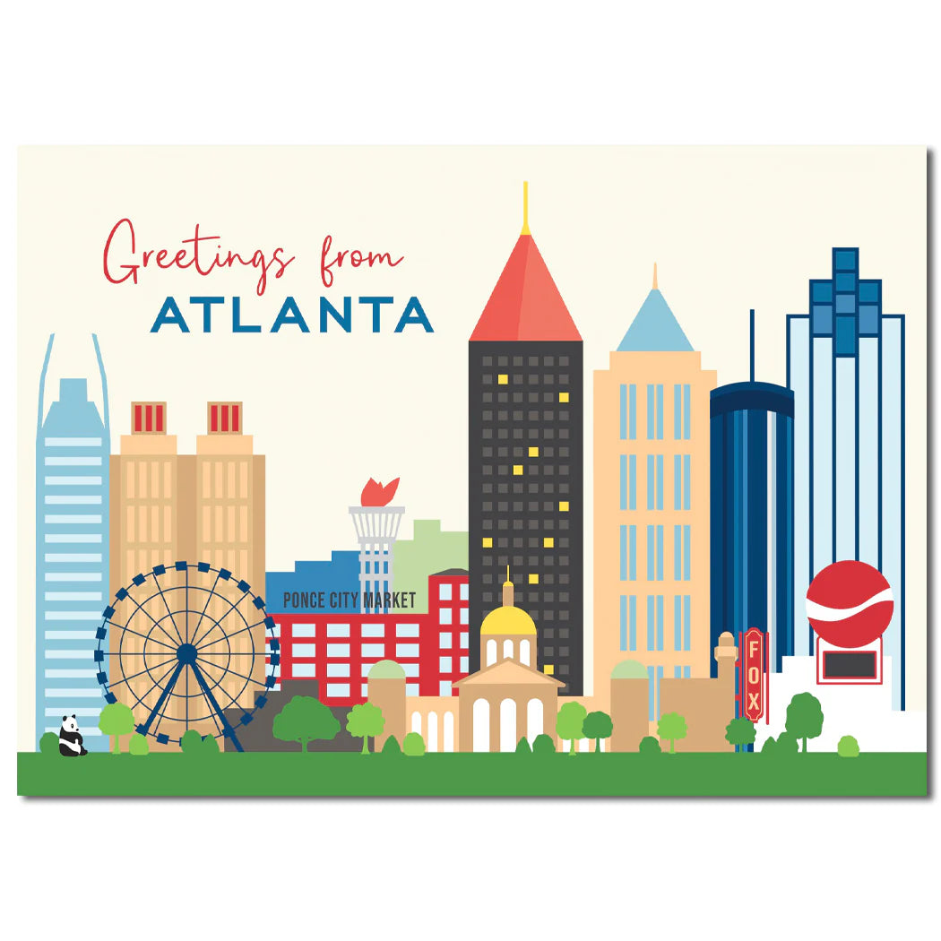 Postcard - Greetings From Atlanta
