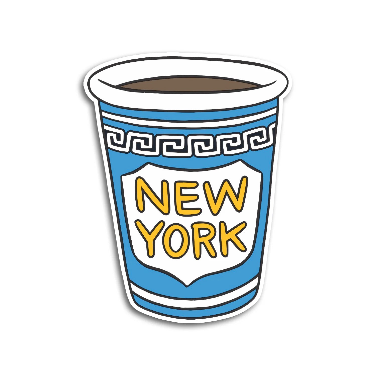 Die Cut Sticker - NYC Coffee Cup