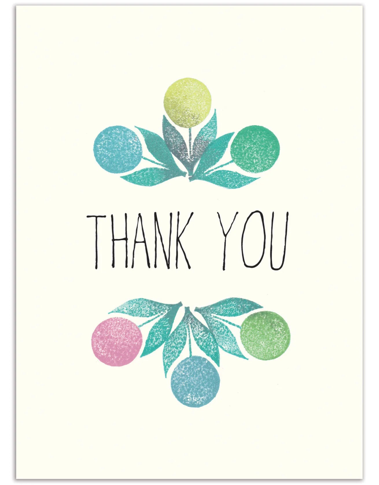 Thank You Flower Globes (4-bar)