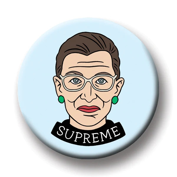 Round Magnet - Ruth Bader Ginsburg RBG