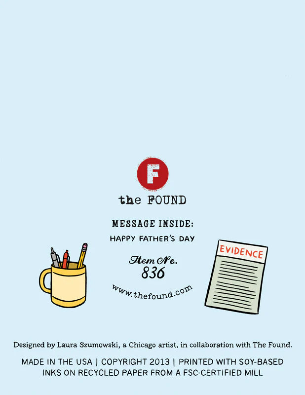 Dad Mystery Solved Father's Day Card