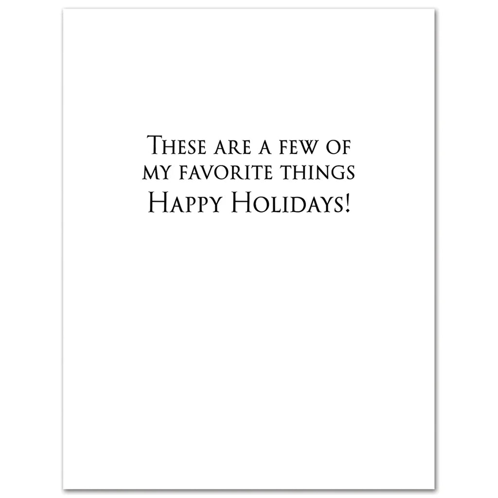 Lorazepam and Mistletoe Holiday Christmas Card