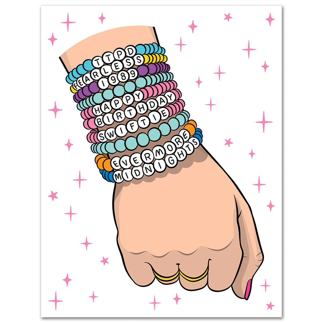 TS Friendship Bracelets Birthday Card