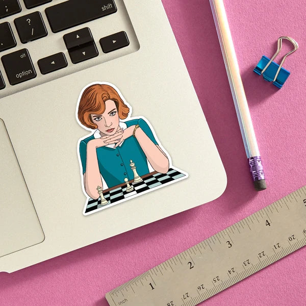 Die Cut Sticker - Queen's Gambit