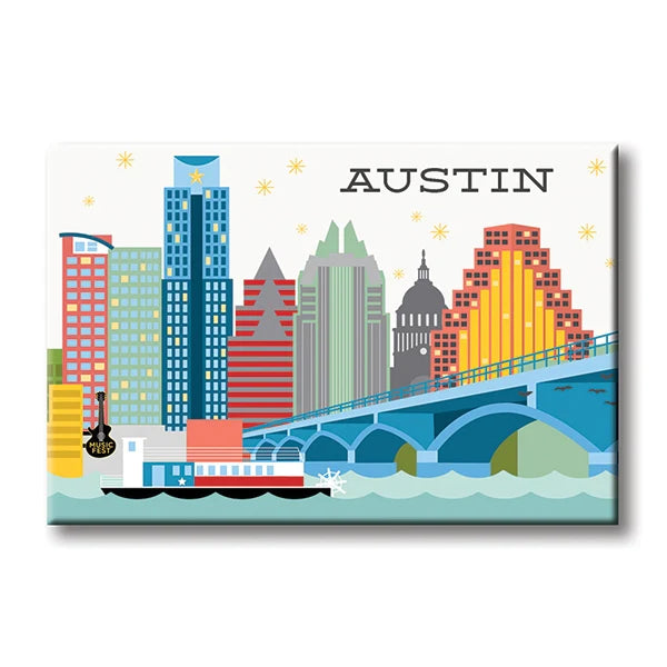 Magnet - Austin Texas Skyline