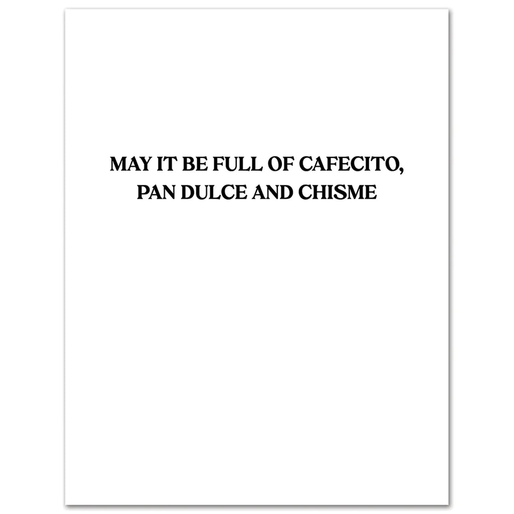 Cafecito Holidays Con Chisme Feliz Navidad Christmas Card