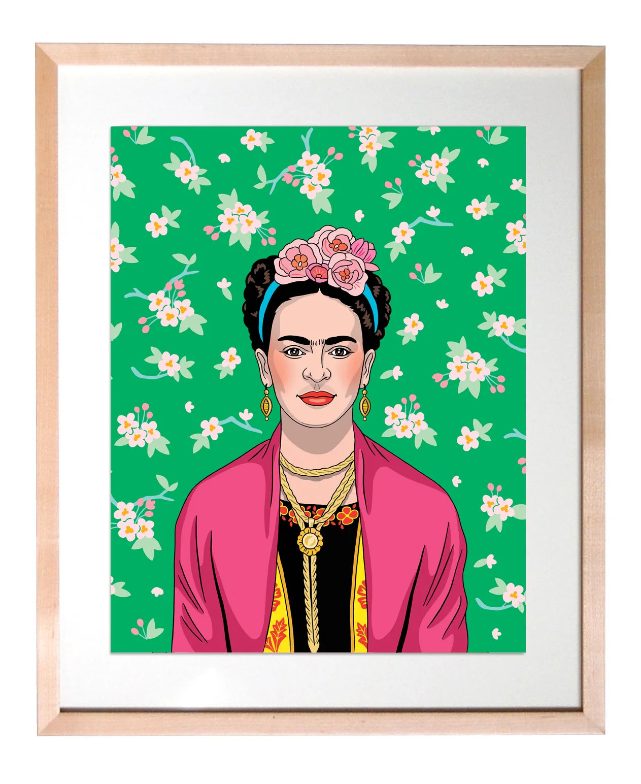 Art Print - Artista Mexicana Pink Blossoms
