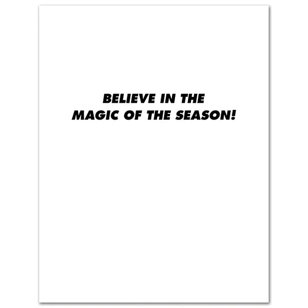 Ted Believe in the Christmas Spirit Card