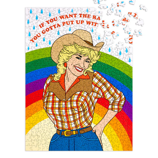 Puzzle: Cowgirl Rainbow
