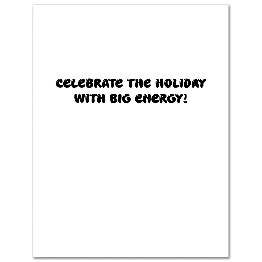 Labubu Santa's Secret Helper Holiday Christmas Card