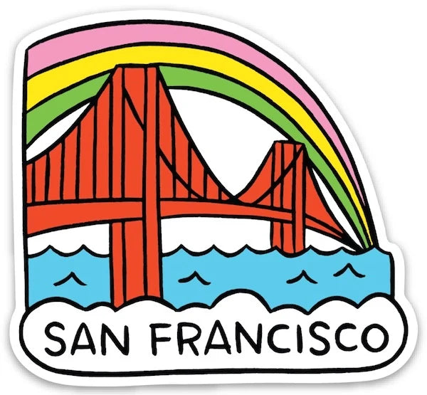 Die Cut Sticker - San Francisco