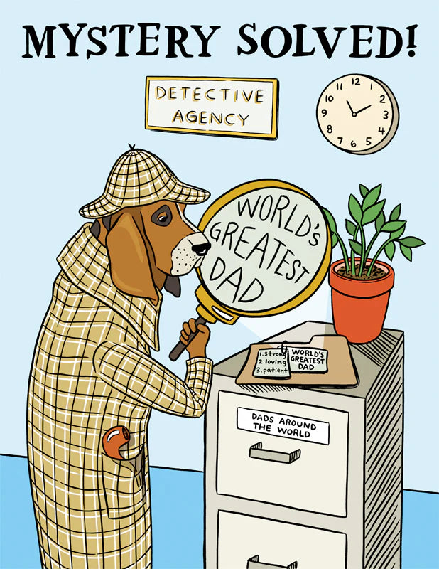 Dad Mystery Solved Father's Day Card