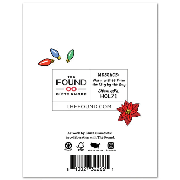 San Francisco Christmas Wreath