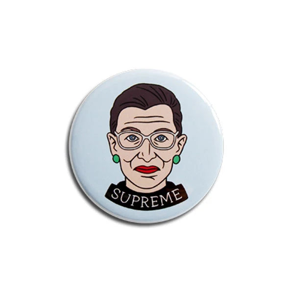 Round Magnet - Ruth Bader Ginsburg RBG