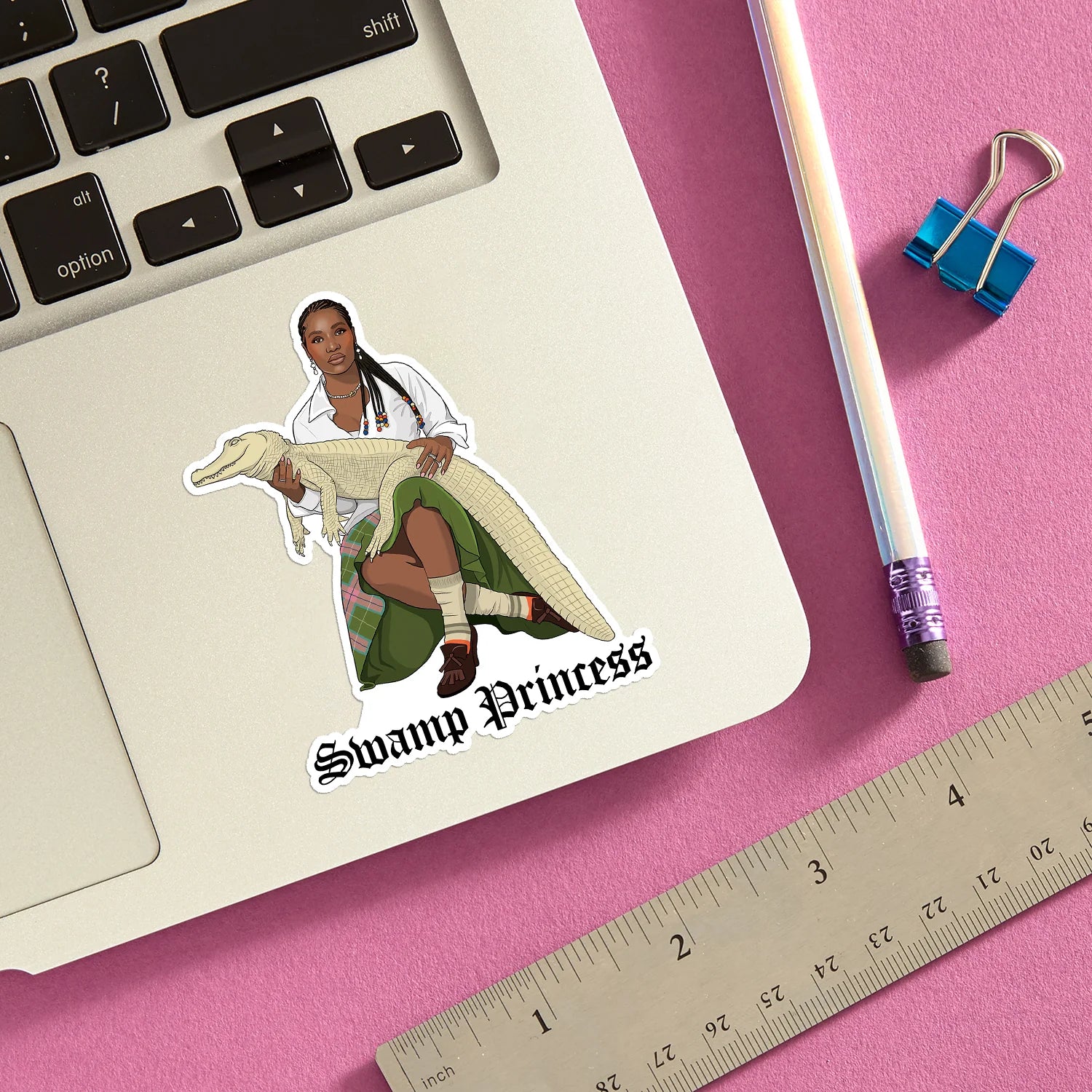 Die Cut Sticker - Doechii Swamp Princess