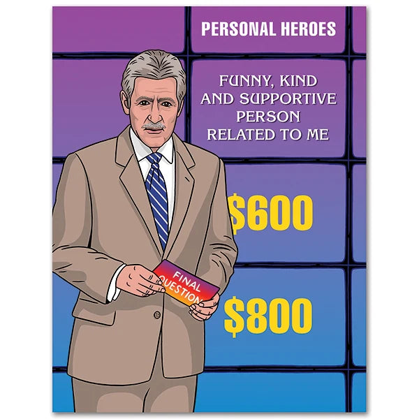 Jeopardy Who is The Best Dad? Father's Day Card