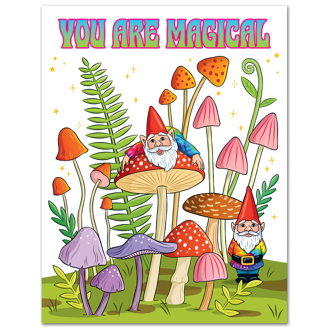 Magical Mushroom Birthday Card