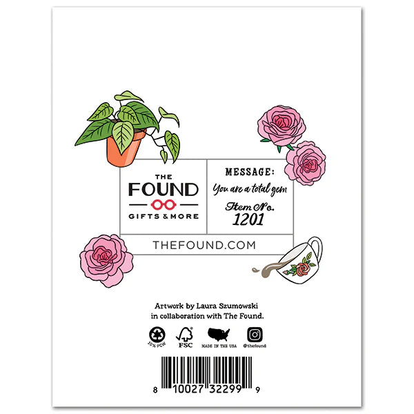 Crystals Mother's Day Card