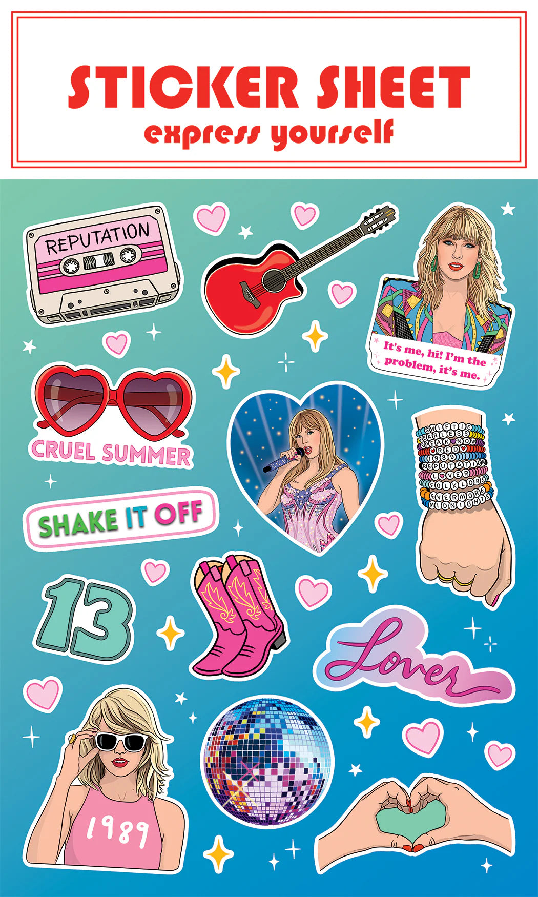 Sticker Sheet - TS Collage