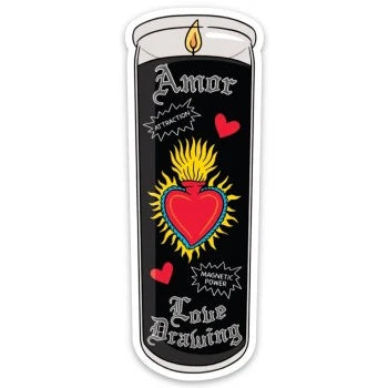 Die Cut Sticker - Love Candle