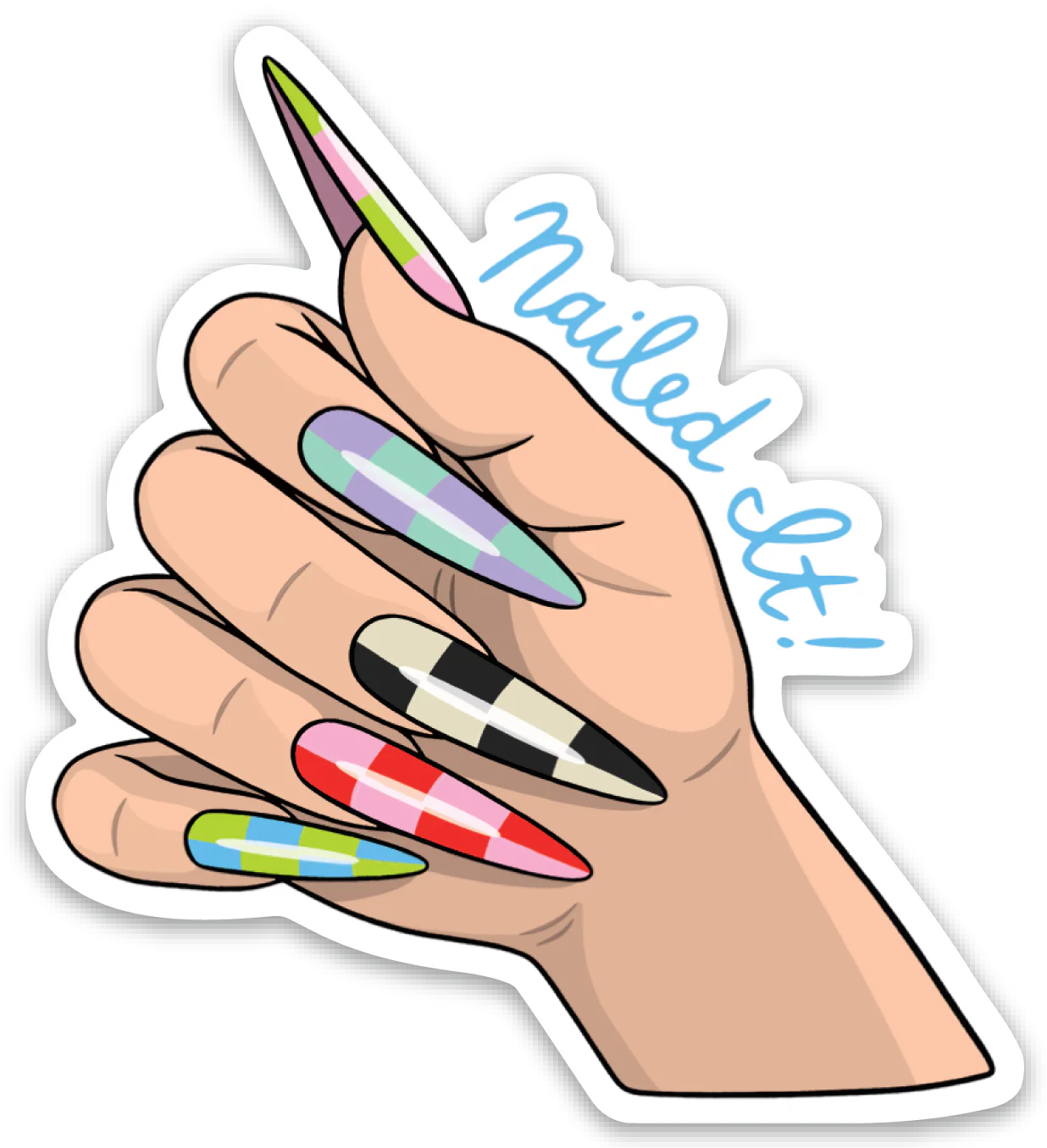 Die Cut Sticker - Nailed It