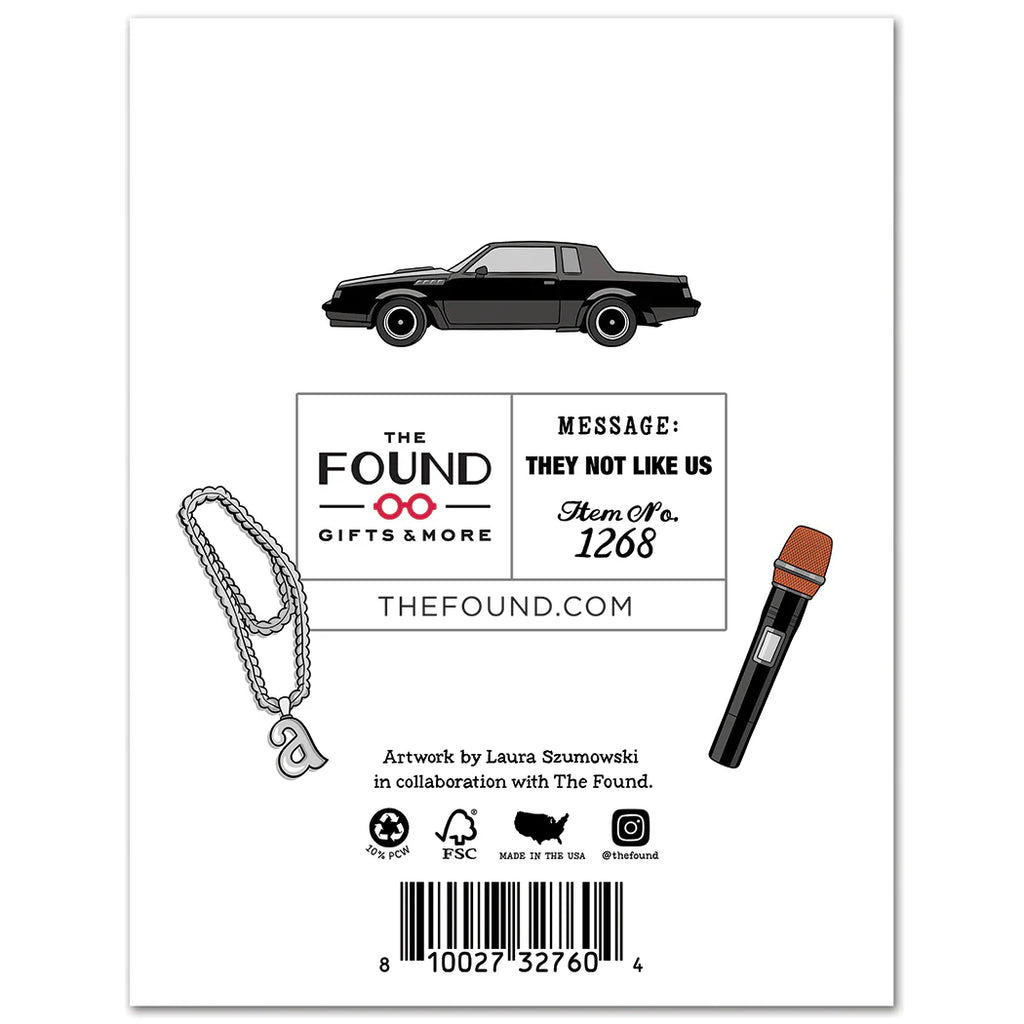 Kendrick They Not Like Us Birthday Card