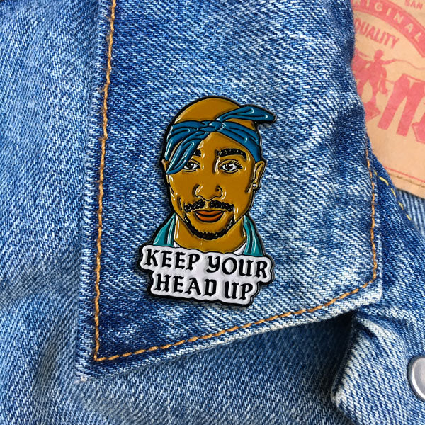 Pin - Tupac Keep Your Head Up