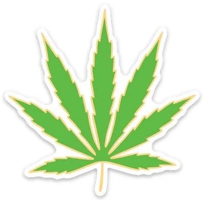 Die Cut Sticker - Pot Leaf