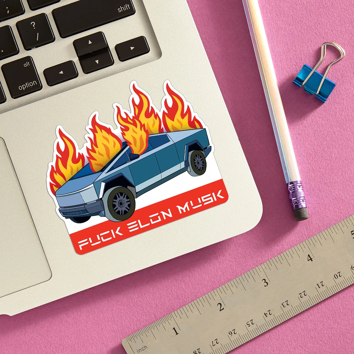 Die Cut Sticker - Fuck Elon