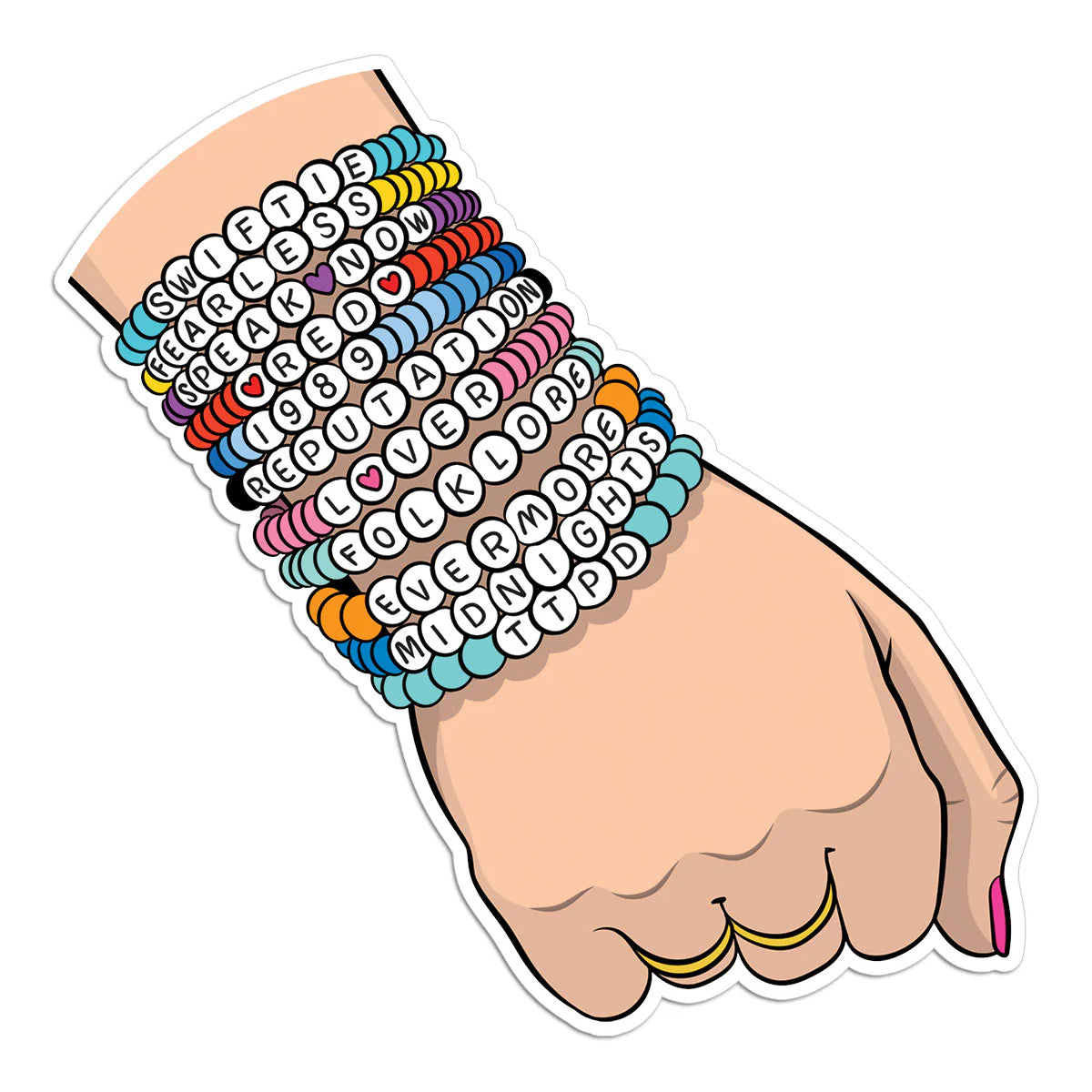 Die Cut Sticker - TS Friendship Bracelets