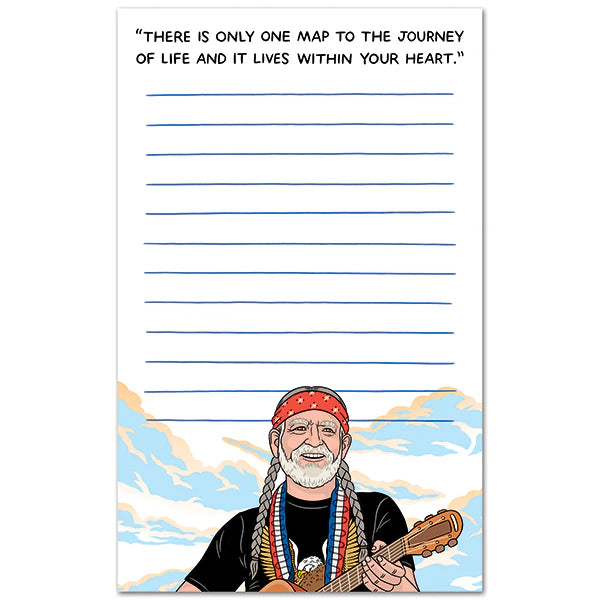Notepad: Willie Map to the Journey of Life
