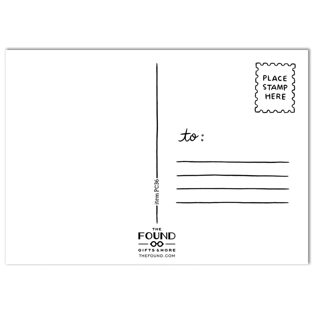 Postcard - Books In Case of Emergency Break Glass