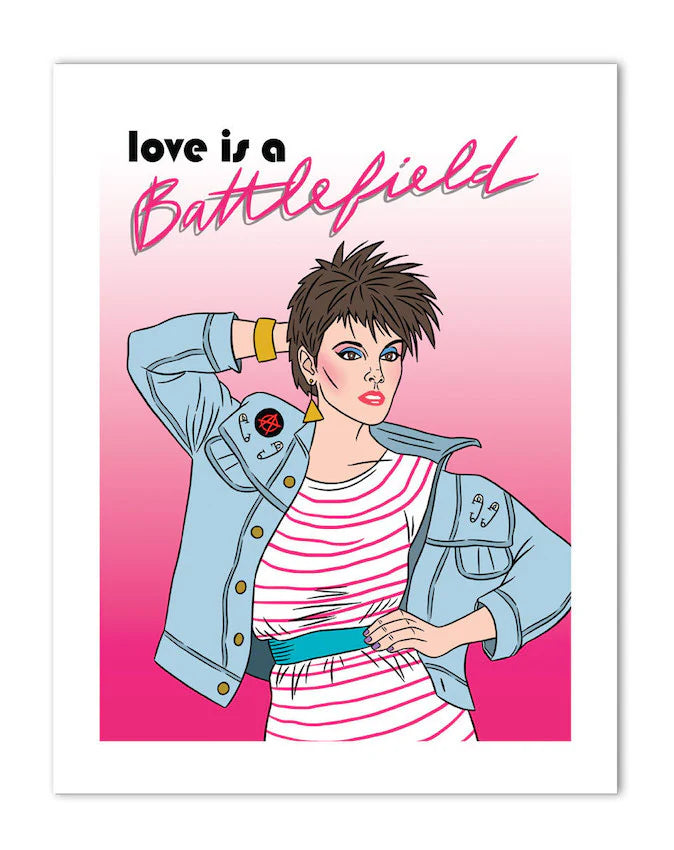 Art Print - Love is a Battlefield