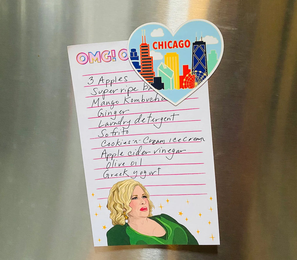 Die Cut Magnet - Chicago Skyline Heart