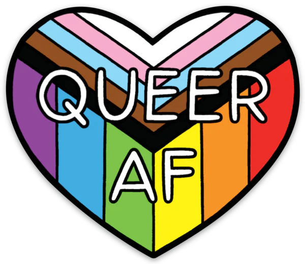 Die Cut Magnet - Queer AF