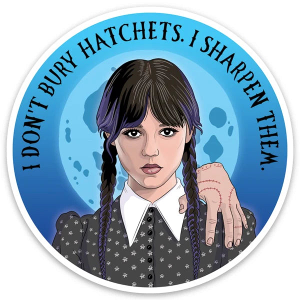 Die Cut Sticker - Wednesday Addams