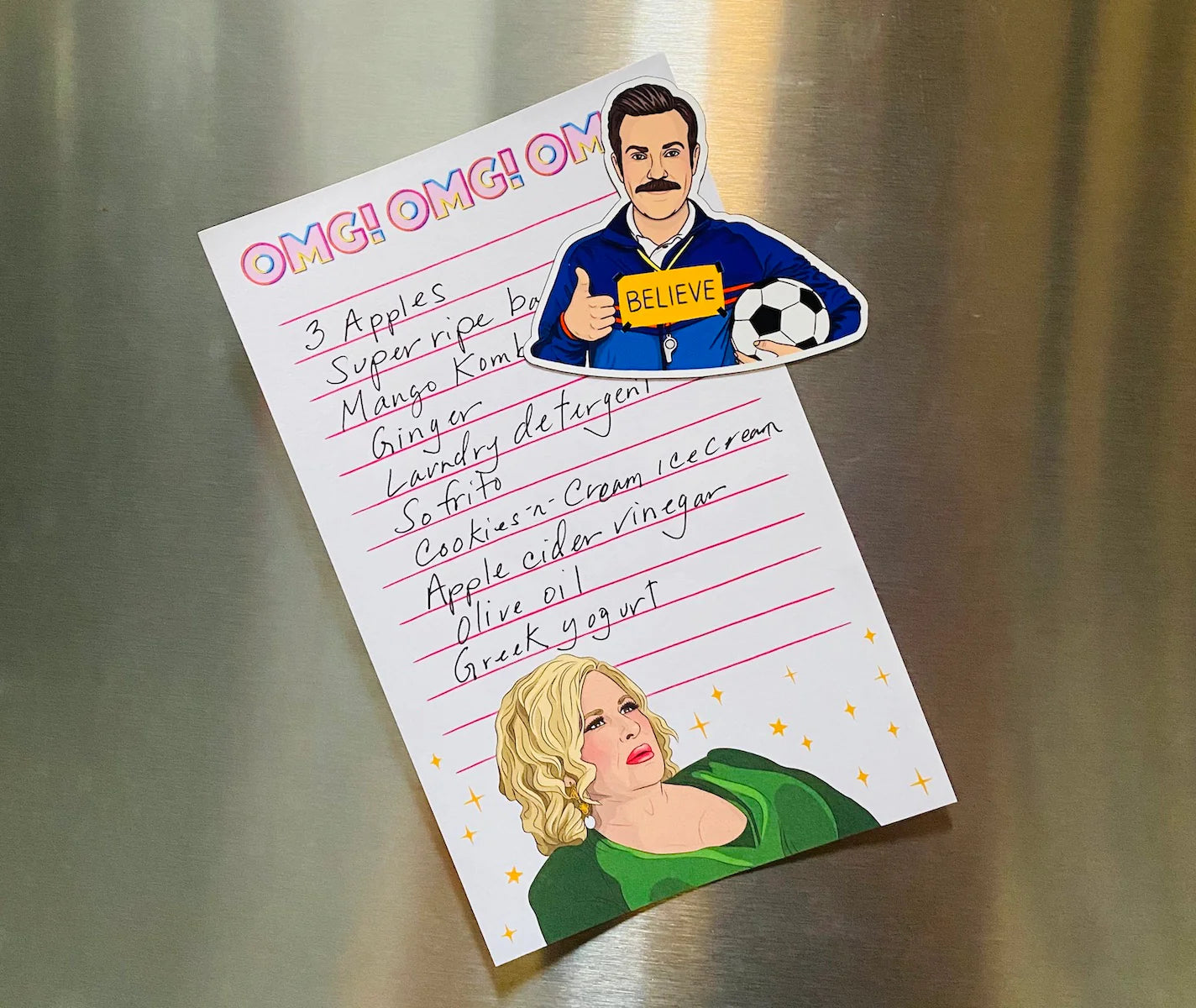 Die Cut Magnet - Ted Believe